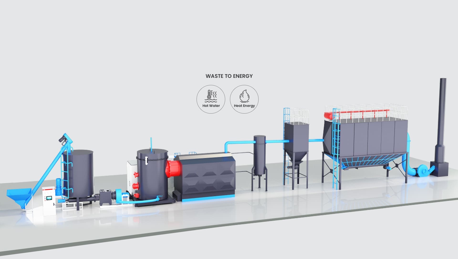 Biomass Sawdust Burner